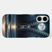 ファスナーが月光を解く Case-Mate iPhoneケース (裏面 (横))