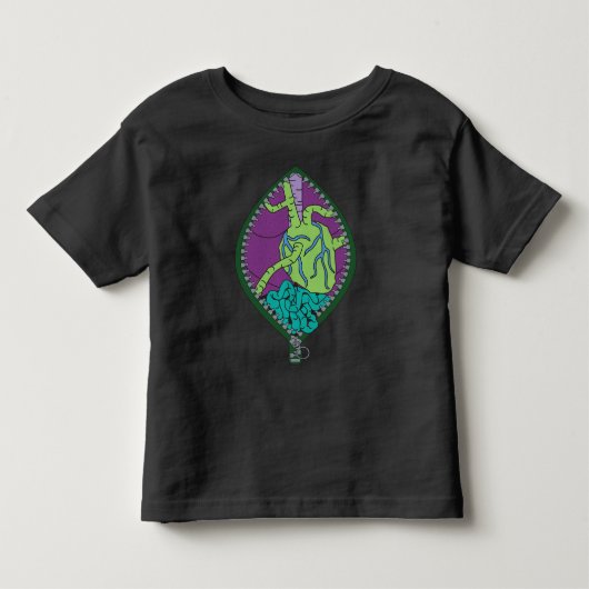 ファスナーなしモンスター！ トドラーTシャツ (正面)