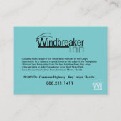 ファスナーを締めて下さい名刺のテンプレート(ホテル)の上のそれの 名刺 (裏面)