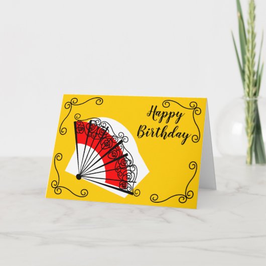 ファスペインのンコーナー誕生日風景 カード (正面)