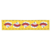 ファスペインのン縁どテーブルランナー14 X 72 ショートテーブルランナー (横)