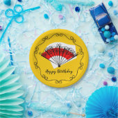 ファスペインのン縁ど誕生日紙プレート ペーパープレート (パーティー)