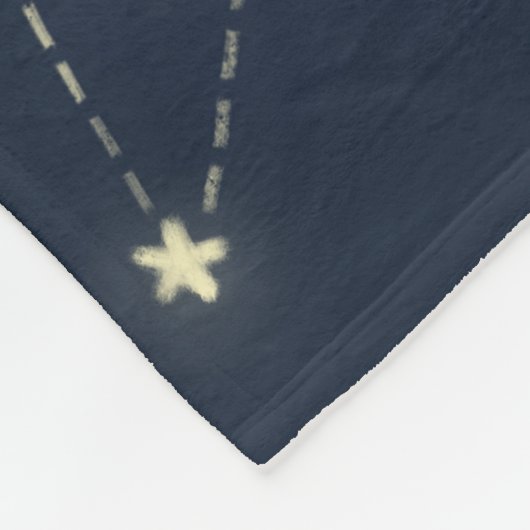 フ👨ァス宇宙飛行士🚀の可愛い宇宙テーマカスタム写真名 フリースブランケット (角)