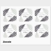 ファズウッドランドガーデン結婚アウトドア スクエアシール (シート)