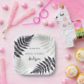 ファズウッドランドガーデン結婚アウトドア ペーパープレート (パーティー)