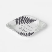 ファズウッドランドガーデン結婚アウトドア ペーパープレート (傾斜あり)