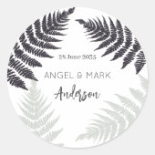 ファズウッドランドガーデン結婚アウトドア ラウンドシール (正面)