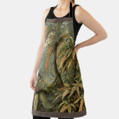 ファズパームツリーアンティークボタニカルファンドアート エプロン (インサイチュ)