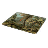 ファズパームツリーアンティークボタニカルファンドアート カッティングボード (角)