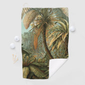 ファズパームツリーアンティークボタニカルファンドアート ゴルフタオル (インサイチュ)