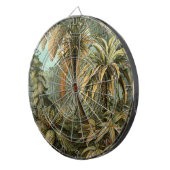 ファズパームツリーアンティークボタニカルファンドアート ダーツボード (正面右)