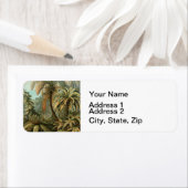 ファズパームツリーアンティークボタニカルファンドアート ラベル (インサイチュ)