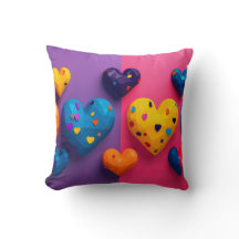 ファセットを持つ明るい色のハート