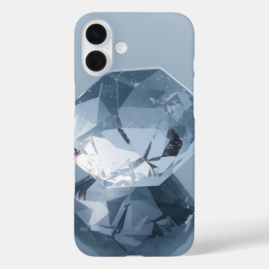 ファセットジェムパーソナライズされたカバー – 愛する人を追加 Case-Mate iPhoneケース (裏面)