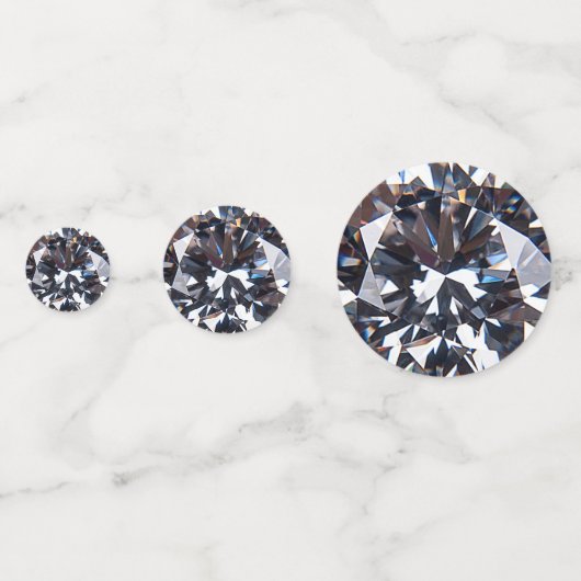 ファセットダイエレガントアモンドのイメージ コンフェッティ (正面)