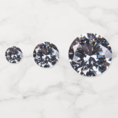 ファセットダイエレガントアモンドのイメージ コンフェッティ (裏面)