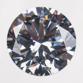 ファセットダイエレガントアモンドのイメージ ラベル (デザイン2)