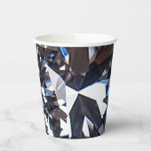 ファセットダイエレガントアモンド宝石イメージ 紙コップ (左)