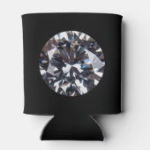 ファセットダイエレガントアモンド宝石イメージ 缶クーラー (裏面)