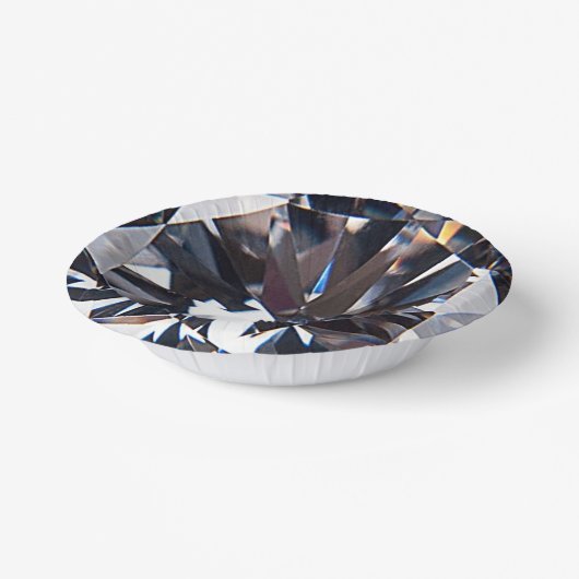 ファセットダエレガントイヤムジェムイメージ紙プレート ペーパーボウル (傾斜あり)