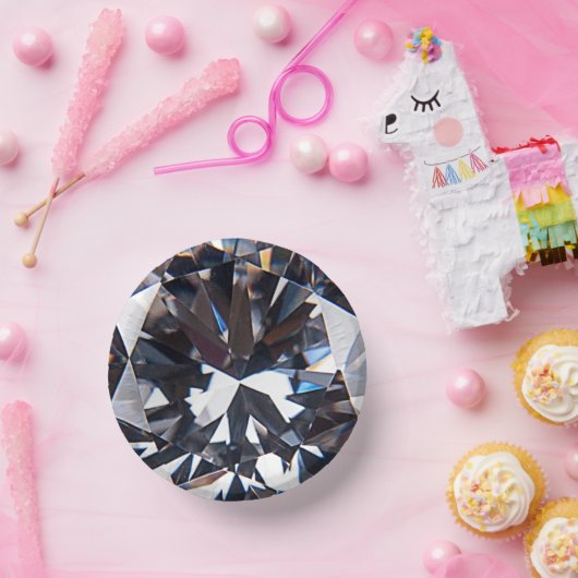 ファセットダエレガントイヤムジェムイメージ紙プレート ペーパーボウル (パーティー)