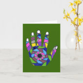 ファセットノートカード カード (黄色い花)