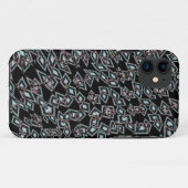 ファセット間ダイヤモンド Case-Mate iPhoneケース (裏面(横))