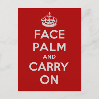 ファセパ運ームとオン – それはTHESE日の1つ ポストカード