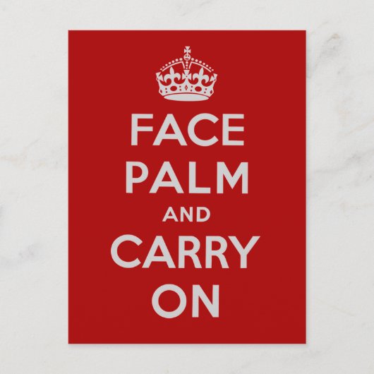 ファセパ運ームとオン – それはTHESE日の1つ ポストカード (正面)