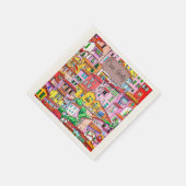 ファセ鮮やかーイタリアンド スタンダードカクテルナプキン (角)