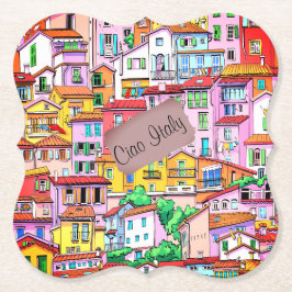 ファセ鮮やかーイタリアンド ペーパーコースター