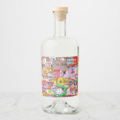 ファセ鮮やかーイタリアンド リキュールボトルラベル (正面)