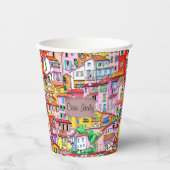 ファセ鮮やかーイタリアンド 紙コップ (正面)