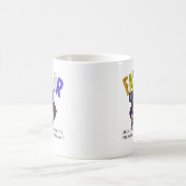 ファソールはパパのようだが強者のロゴ コーヒーマグカップ (中央)