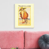 ファッおもしろいトレディーオンビーチ キャンバスプリント (インサイチュ (リビング))