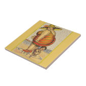 ファッおもしろいトレディーオンビーチ タイル (側面)