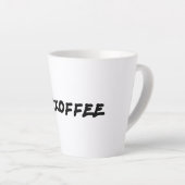 ファックコーヒー カフェラテマグ (右アングル)