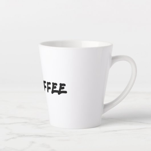 ファックコーヒー カフェラテマグ (右)
