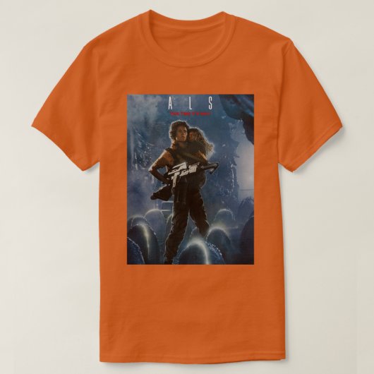 ファックALSエイリアン Tシャツ (デザイン正面)