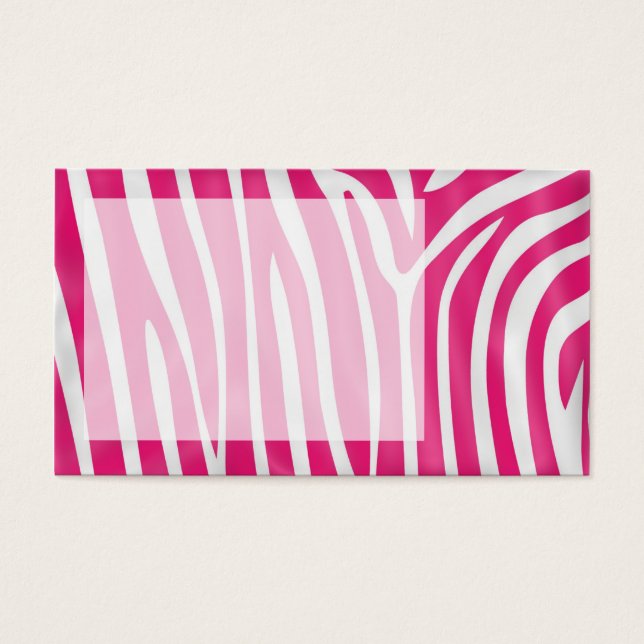 ファッシエレガントュガーリーゼブラ模様 (正面)