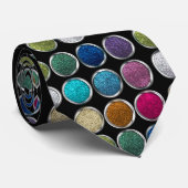ファッシクールャル輝くカラフルグリッターアイシャ ネクタイ (ロール)