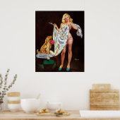 ファッショナブルなピンアップ ポスター (キッチン)