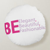 ファッショナブルな円枕 ラウンドクッション (裏面)