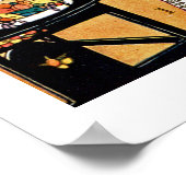 ファッショナブルな女性 ポスター (角)