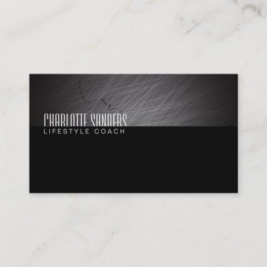 ファッショナブルな質感 名刺 (正面)