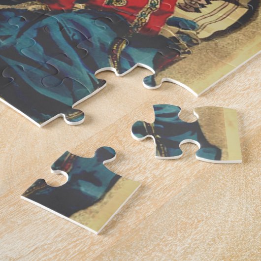 ファッショナブルビクトリアンレディースジグソーパズル ジグソーパズル (側面)