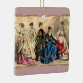 ファッショナブルビクトリアンレディース セラミックオーナメント (右)