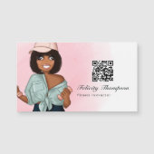 ファッショナブルフィットネスインストラクター女性 (正面)