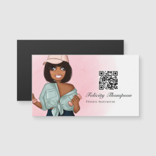 ファッショナブルフィットネスインストラクター女性