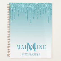 ファッショナブルモダンアクアグリッターモノグラム